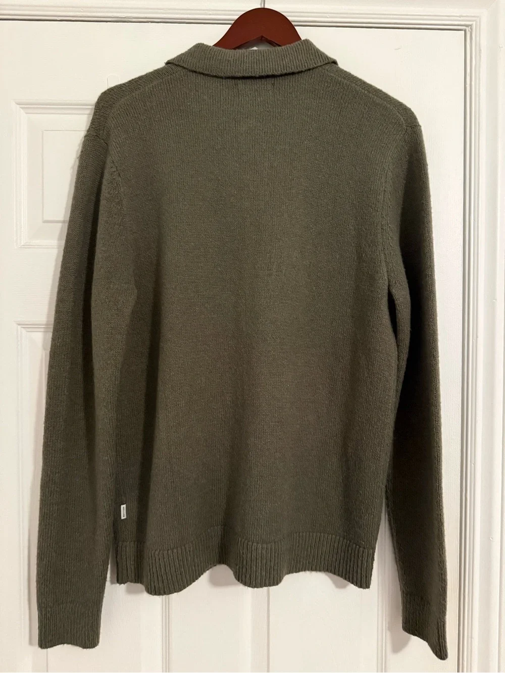 Mohair Button Up Knit Natural by Rhythm.